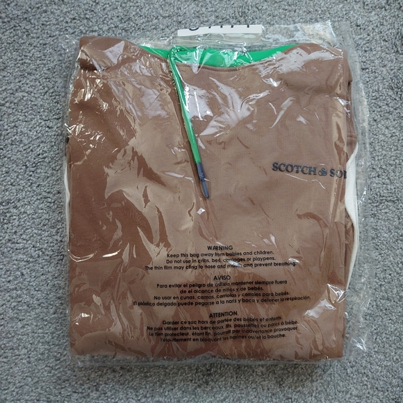 SCOTCH & SODA Unisex Colour-Block Hoodie - Picture 12 of 13